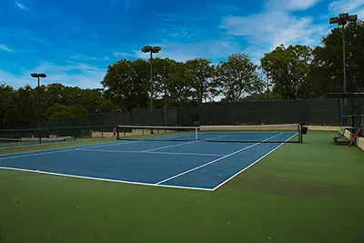Canchas de tenis en el dominion